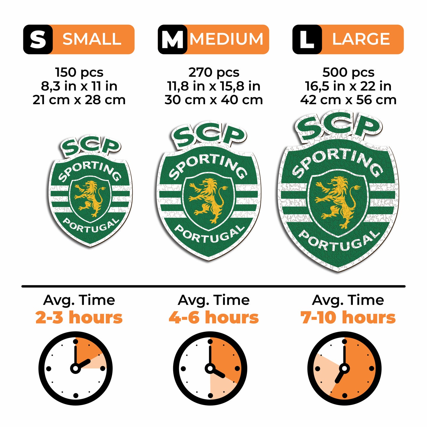 Sporting CP® Logo - Rompecabezas de Madera
