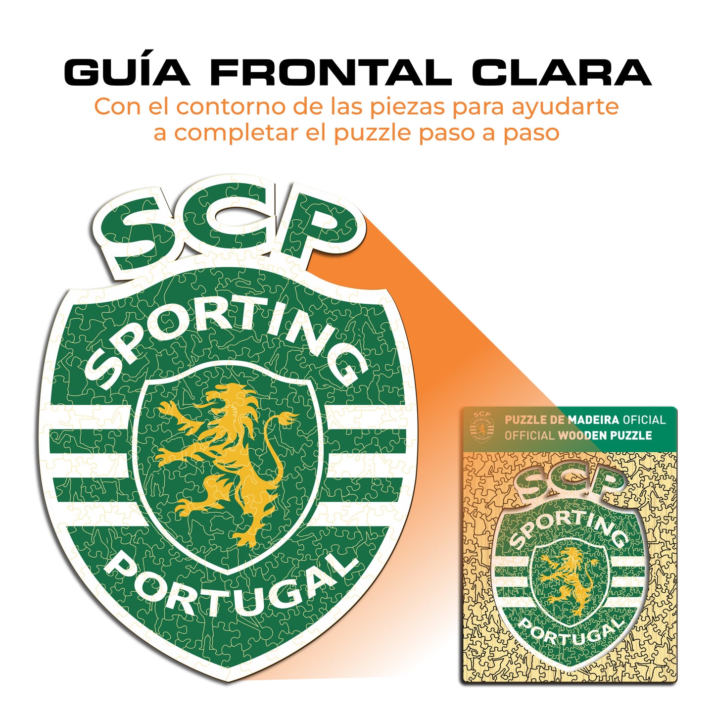 Sporting CP® Logo - Rompecabezas de Madera