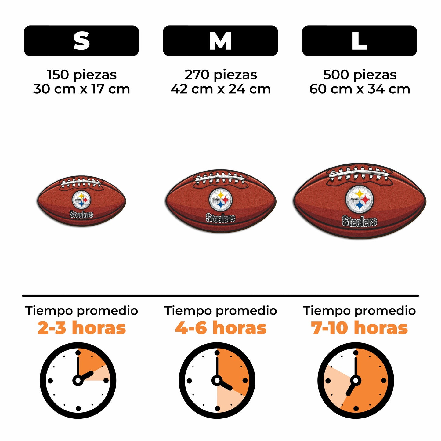 Pittsburgh Steelers™ - Rompecabezas de Madera
