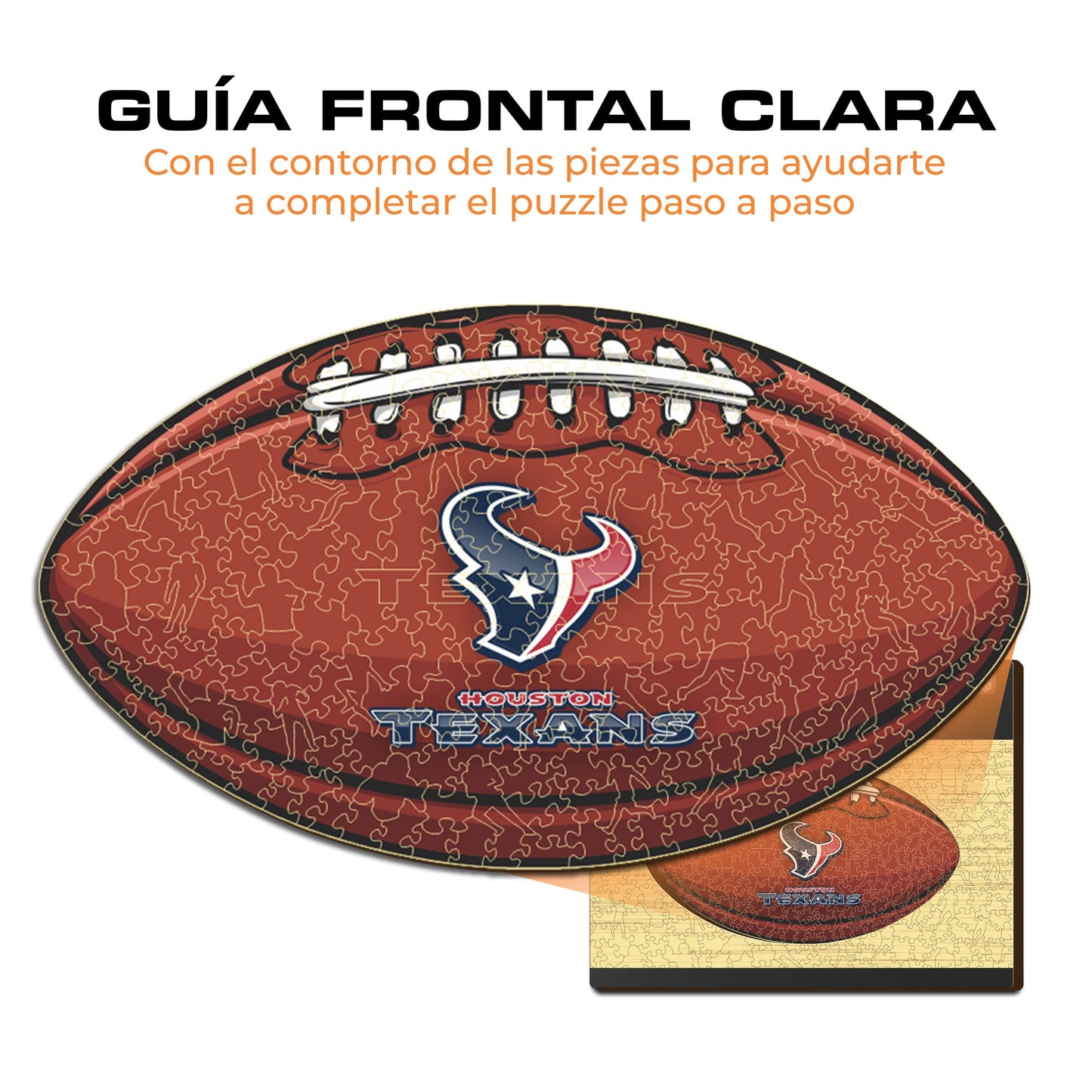 Houston Texans™ - Rompecabezas de Madera