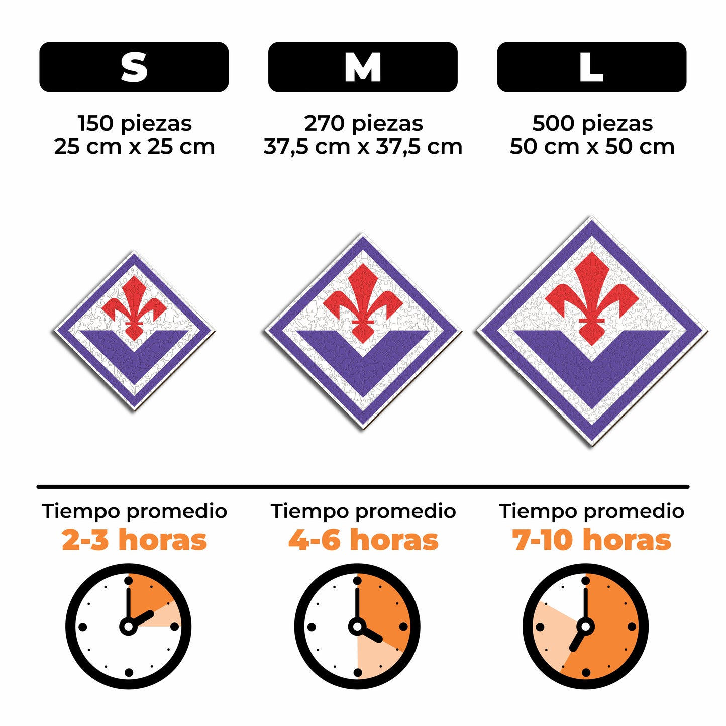 ACF Fiorentina® Logo - Rompecabezas de Madera