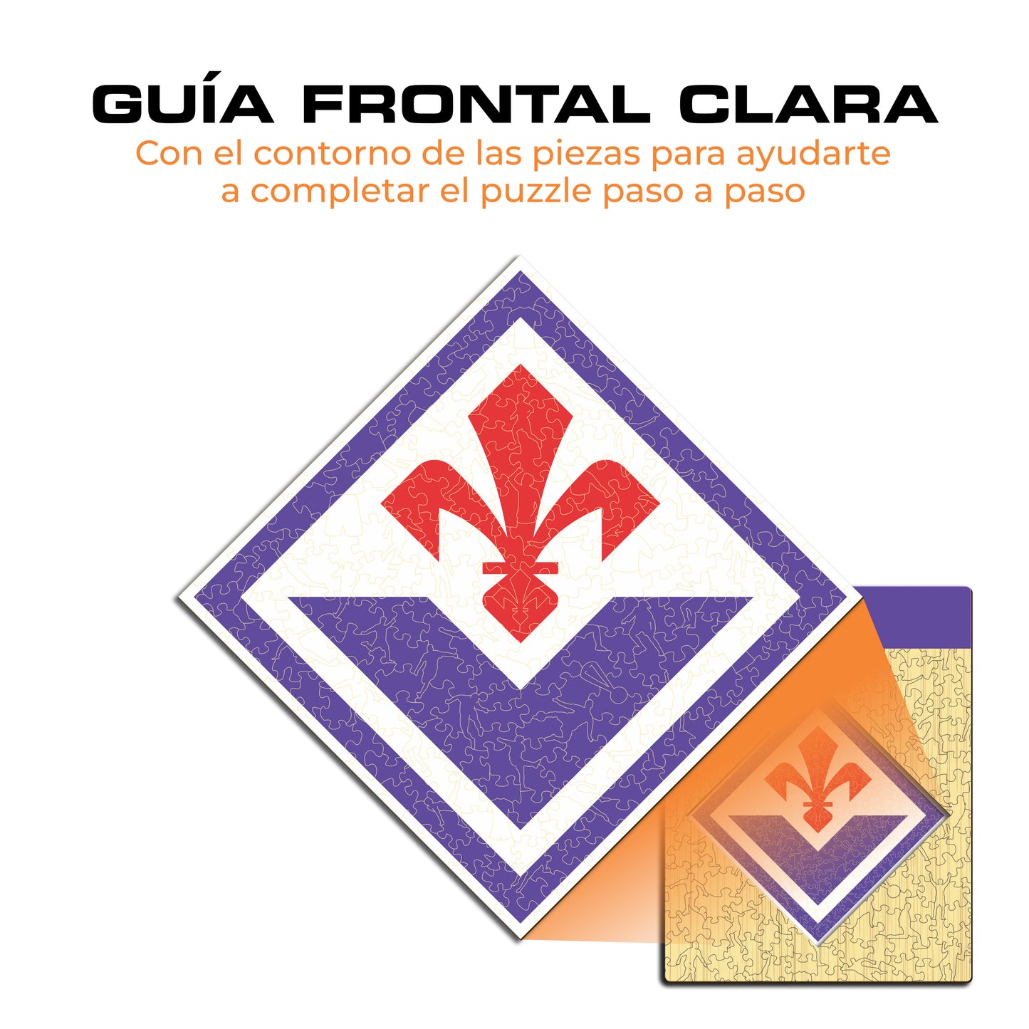 ACF Fiorentina® Logo - Rompecabezas de Madera