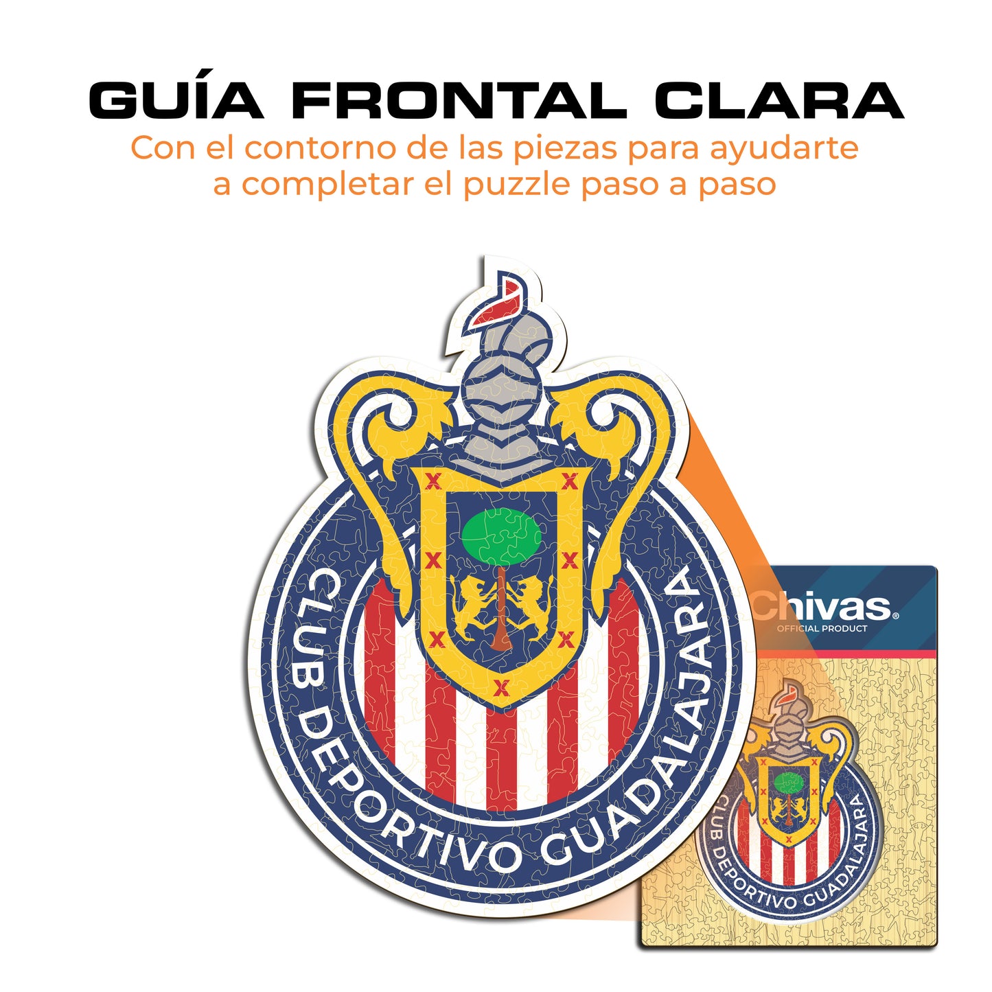 Chivas Guadalajara® Logo - Rompecabezas de Madera