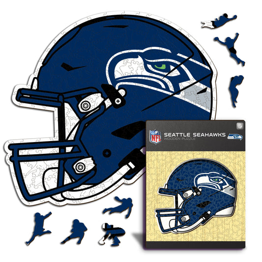 Seattle Seahawks™ Casco - Rompecabezas de Madera