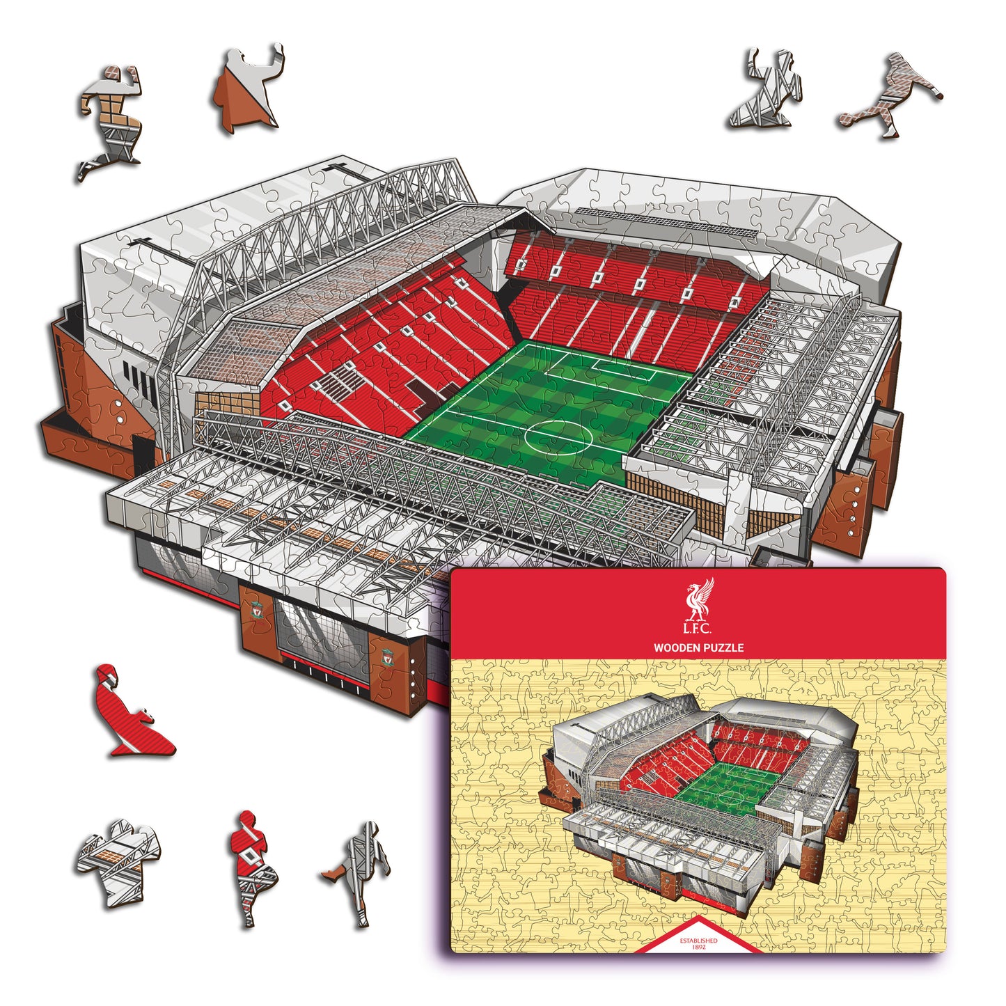 Liverpool FC® Anfield Stadium - Rompecabezas de Madera