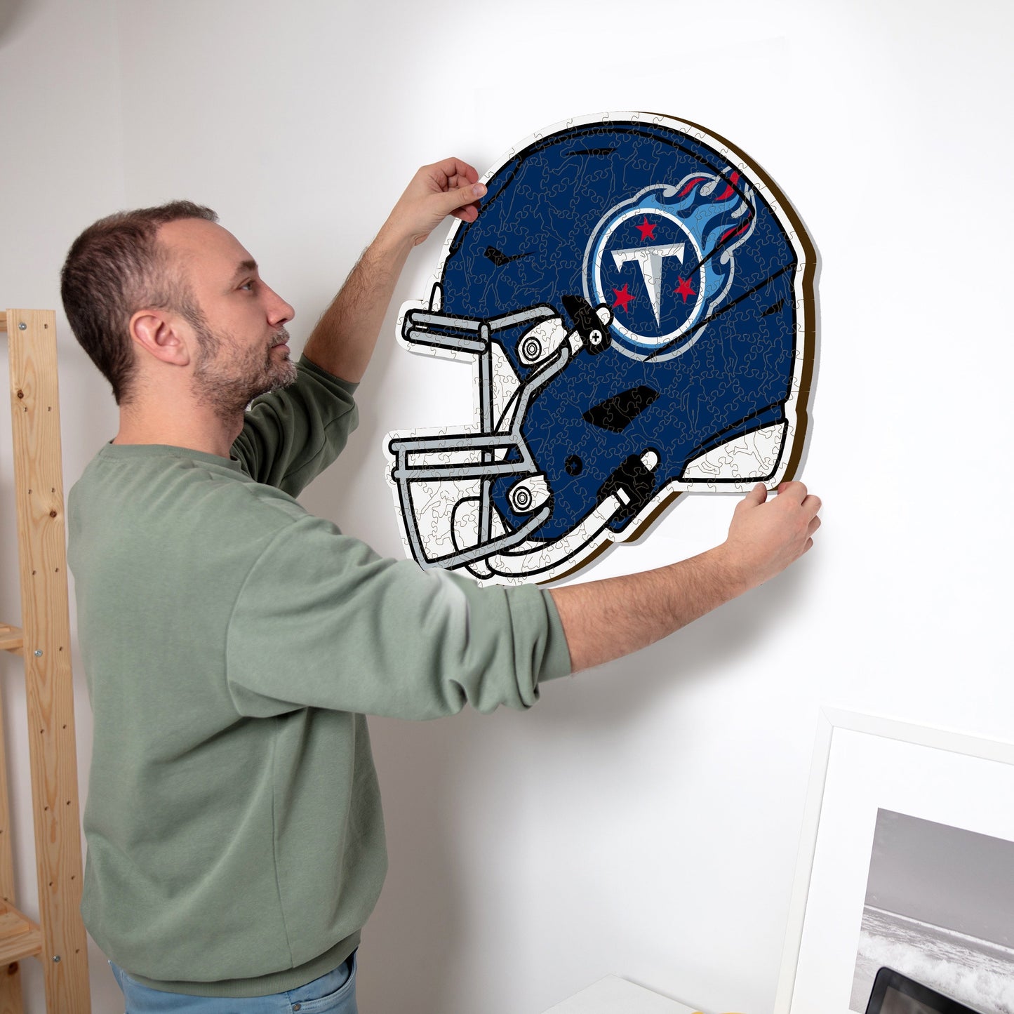 Tennessee Titans™ Casco - Rompecabezas de Madera