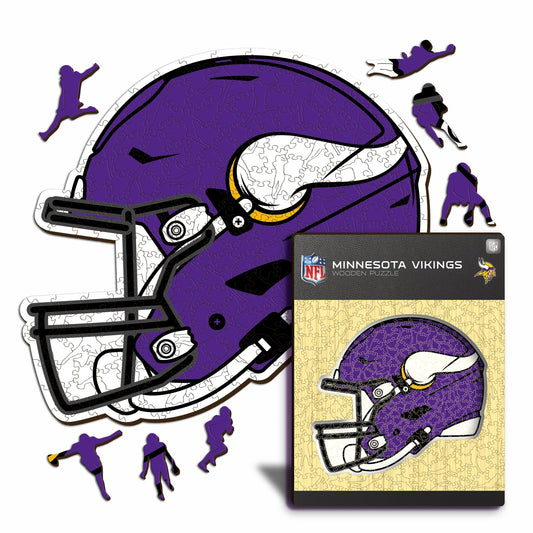 Minnesota Vikings™ Casco - Rompecabezas de Madera