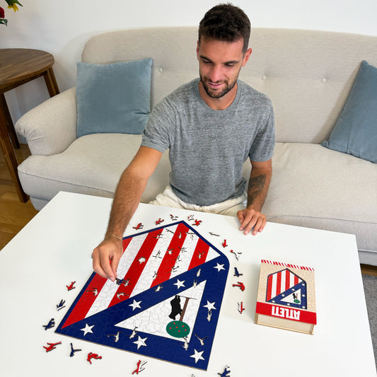 Atlético de Madrid® Logo - Rompecabezas de Madera