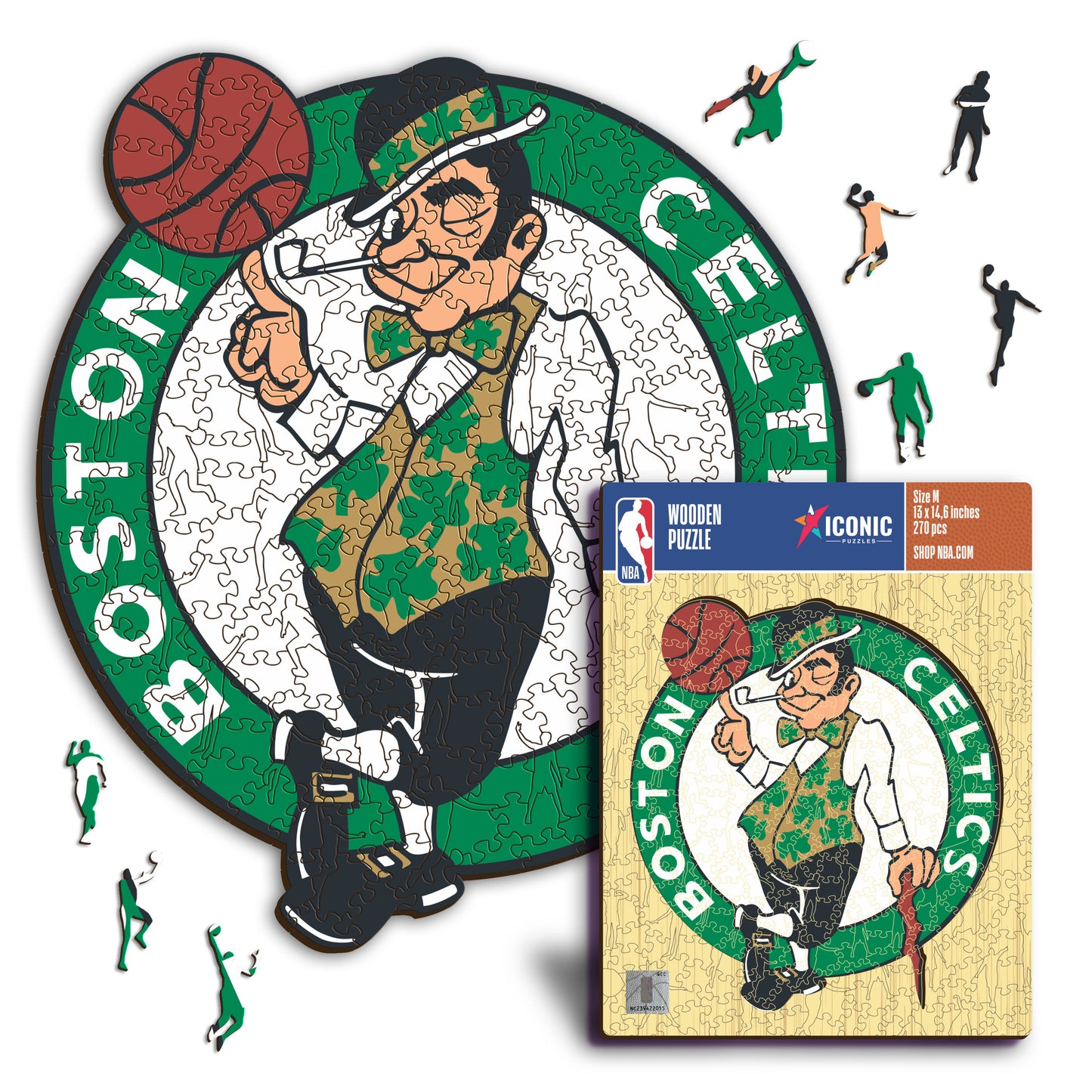 Boston Celtics™ - Rompecabezas de Madera