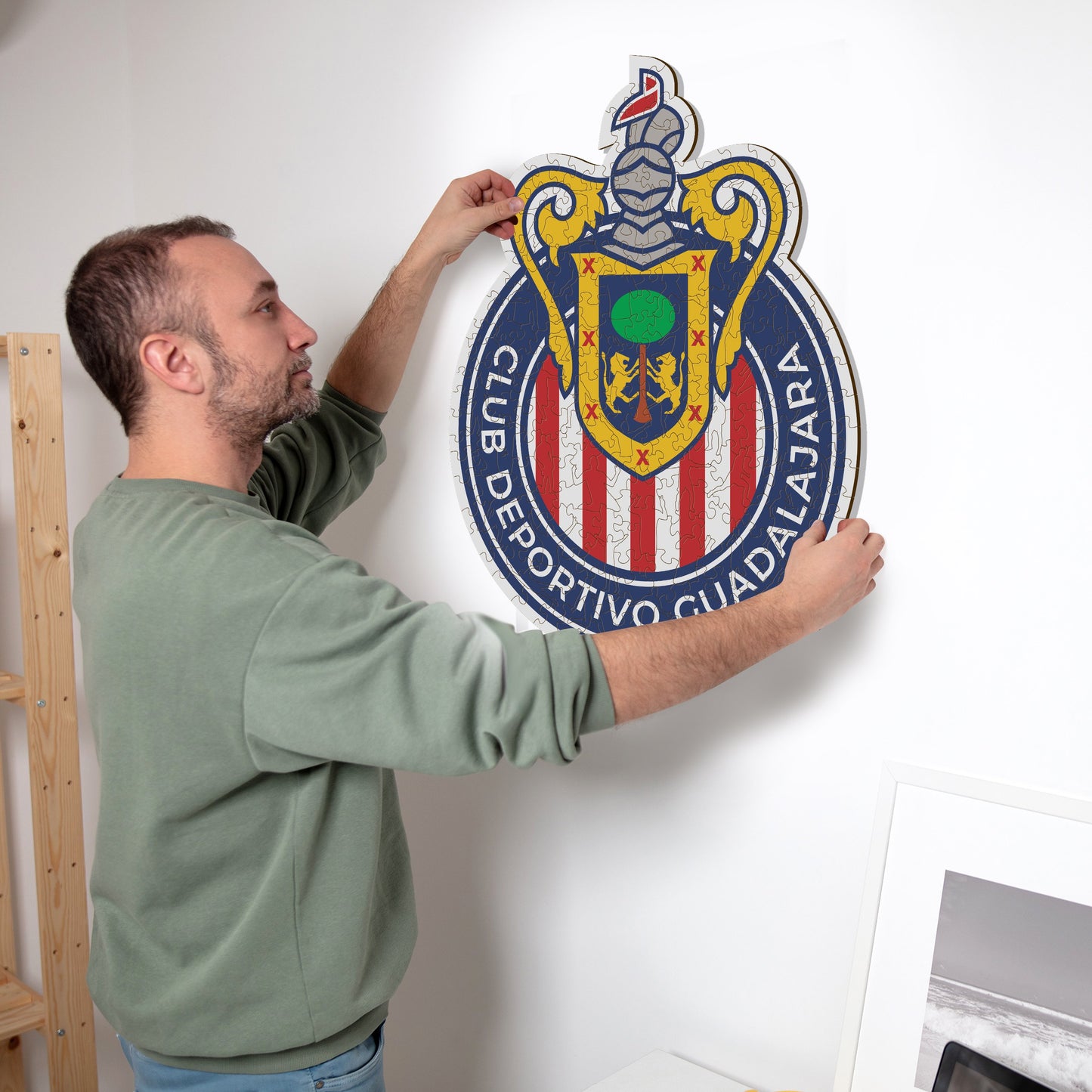 Chivas Guadalajara® Logo - Rompecabezas de Madera