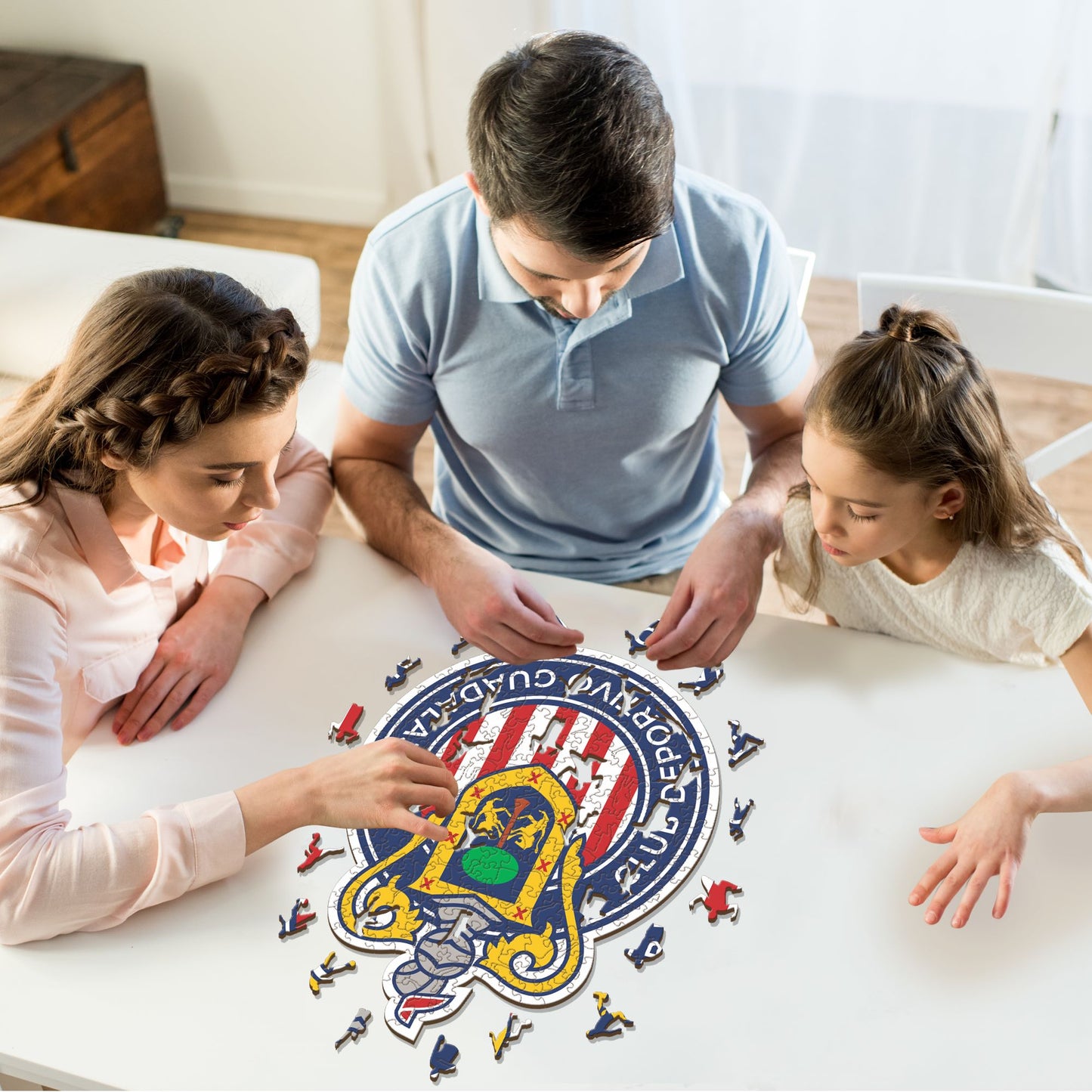 Chivas Guadalajara® Logo - Rompecabezas de Madera
