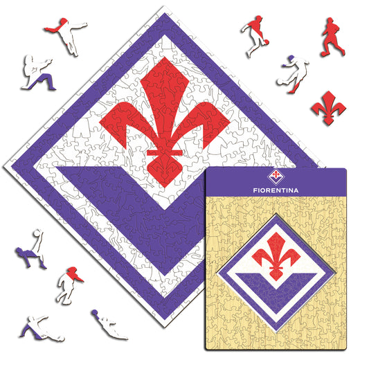 ACF Fiorentina® Logo - Rompecabezas de Madera