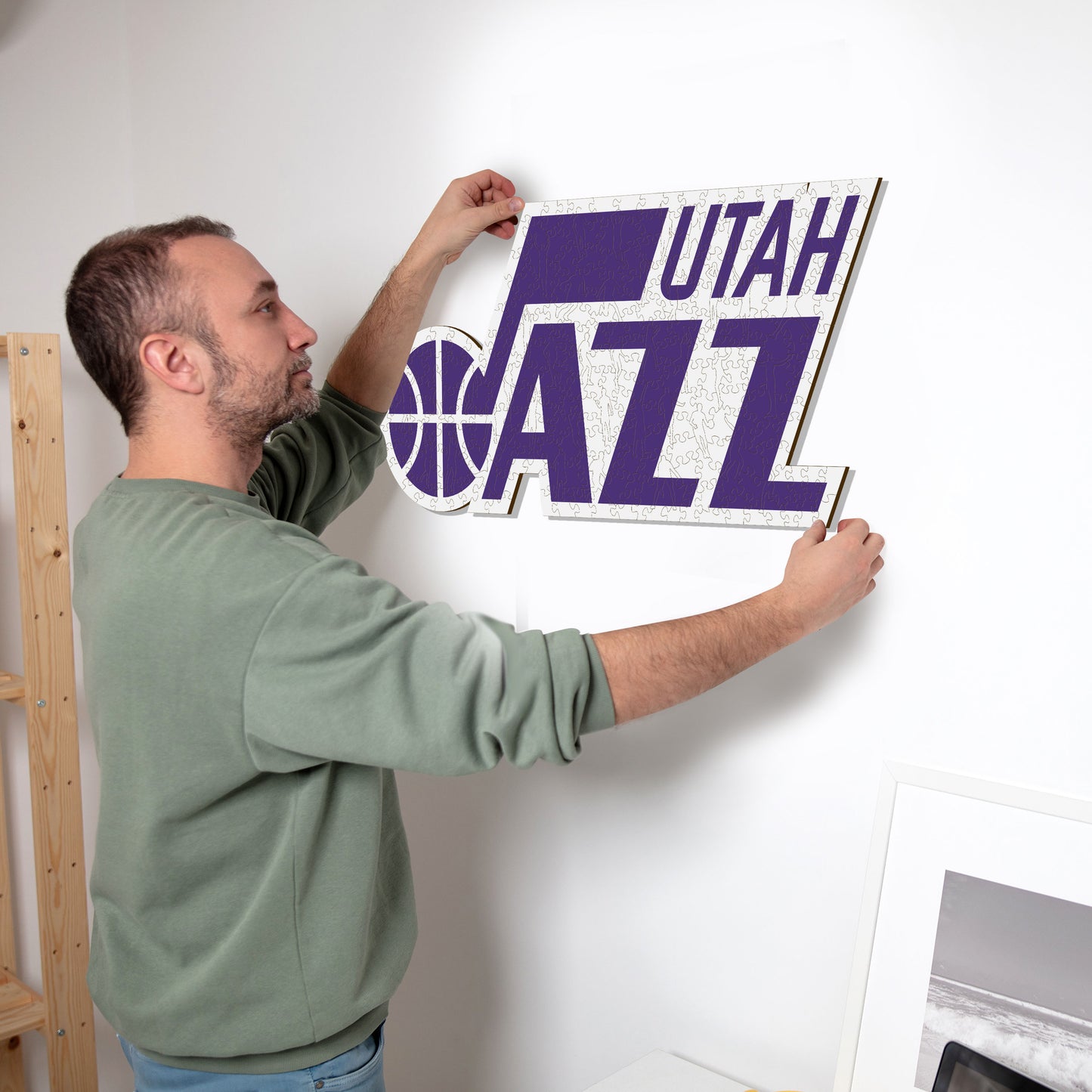 Utah Jazz™ - Rompecabezas de Madera