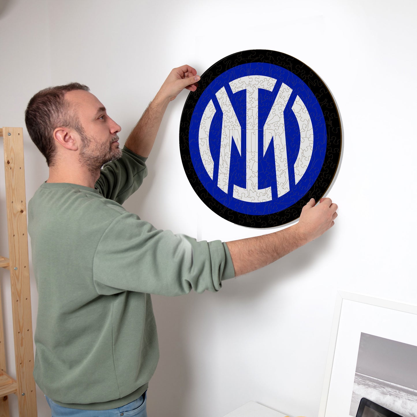 FC Inter® Logo - Rompecabezas de Madera