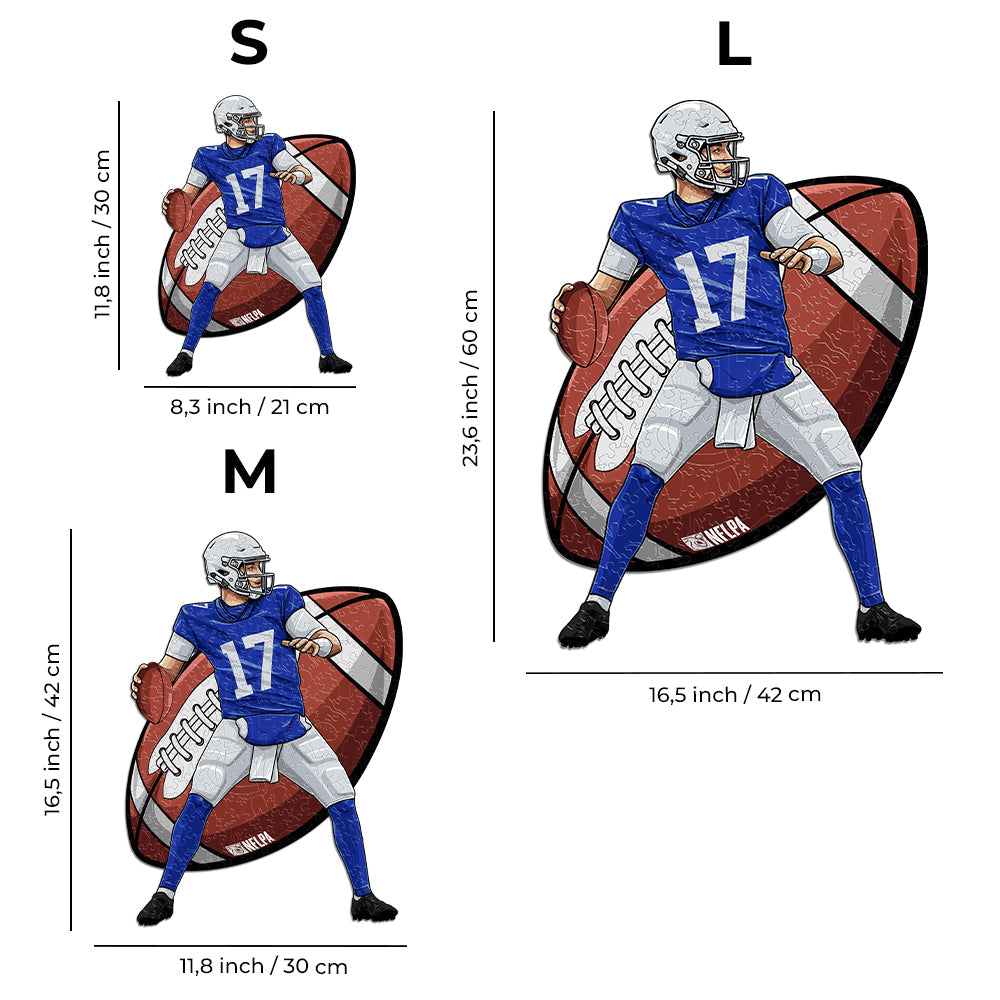 Josh Allen - Rompecabezas de Madera