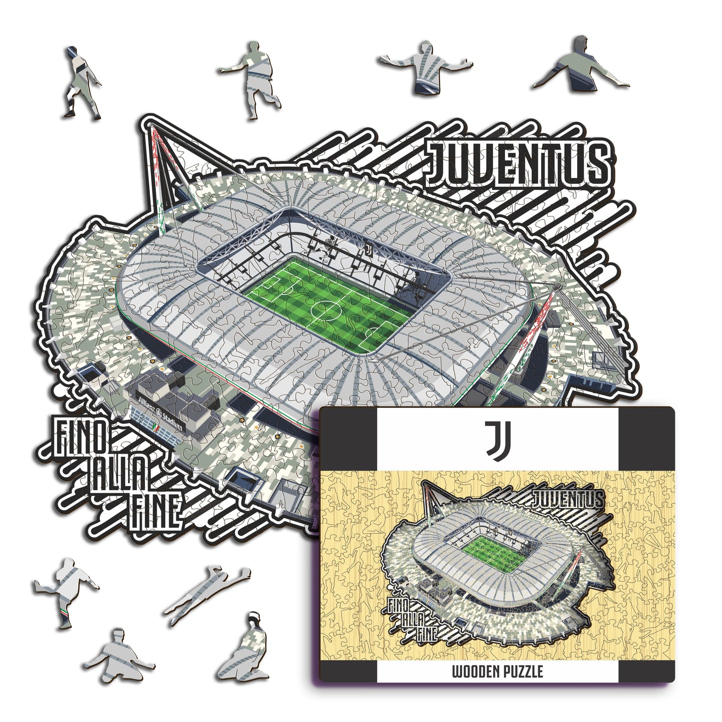 Juventus FC® Allianz Stadium - Rompecabezas de Madera