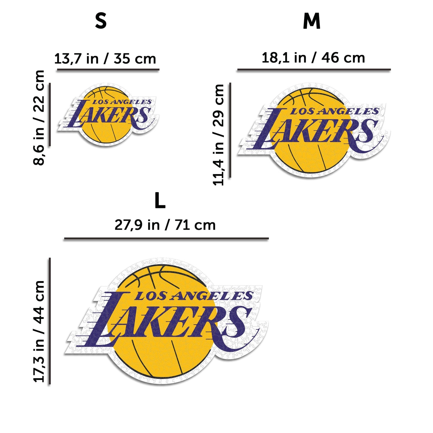 Los Angeles Lakers™ - Rompecabezas de Madera