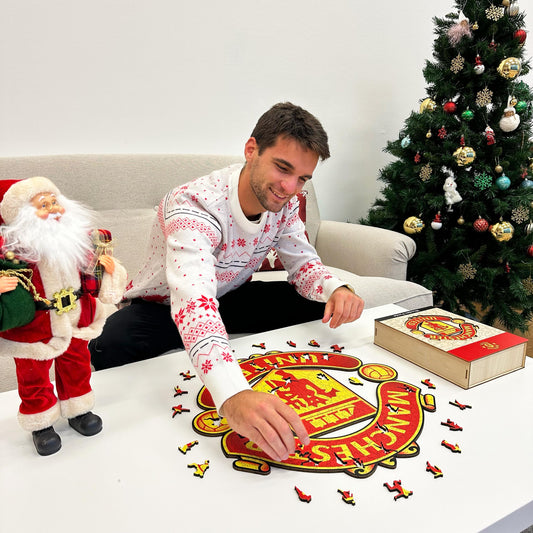 Manchester United FC® Logo - Rompecabezas de Madera