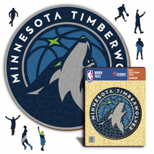Minnesota Timberwolves™ - Rompecabezas de Madera