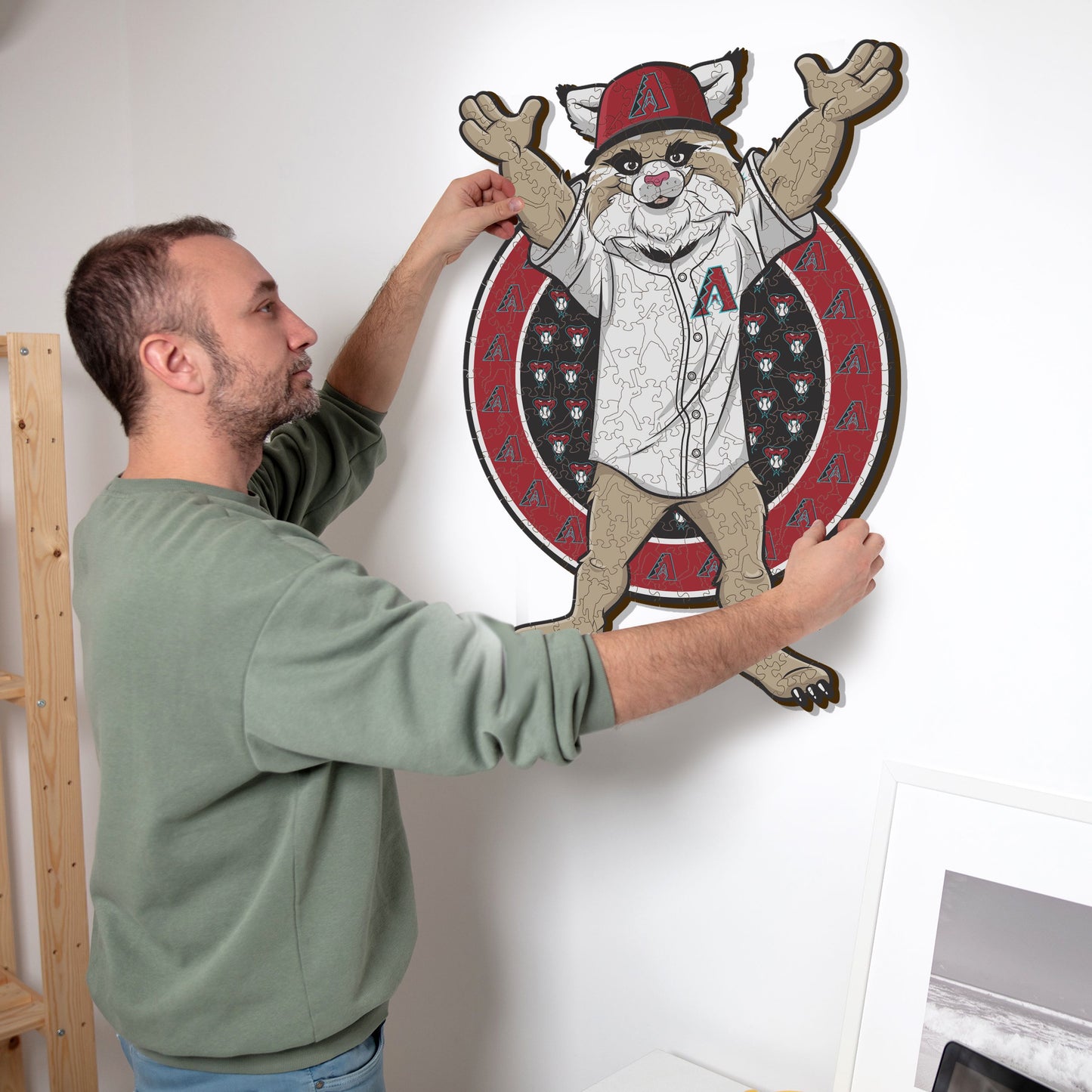 Arizona Diamondbacks™ Mascota - Rompecabezas de Madera