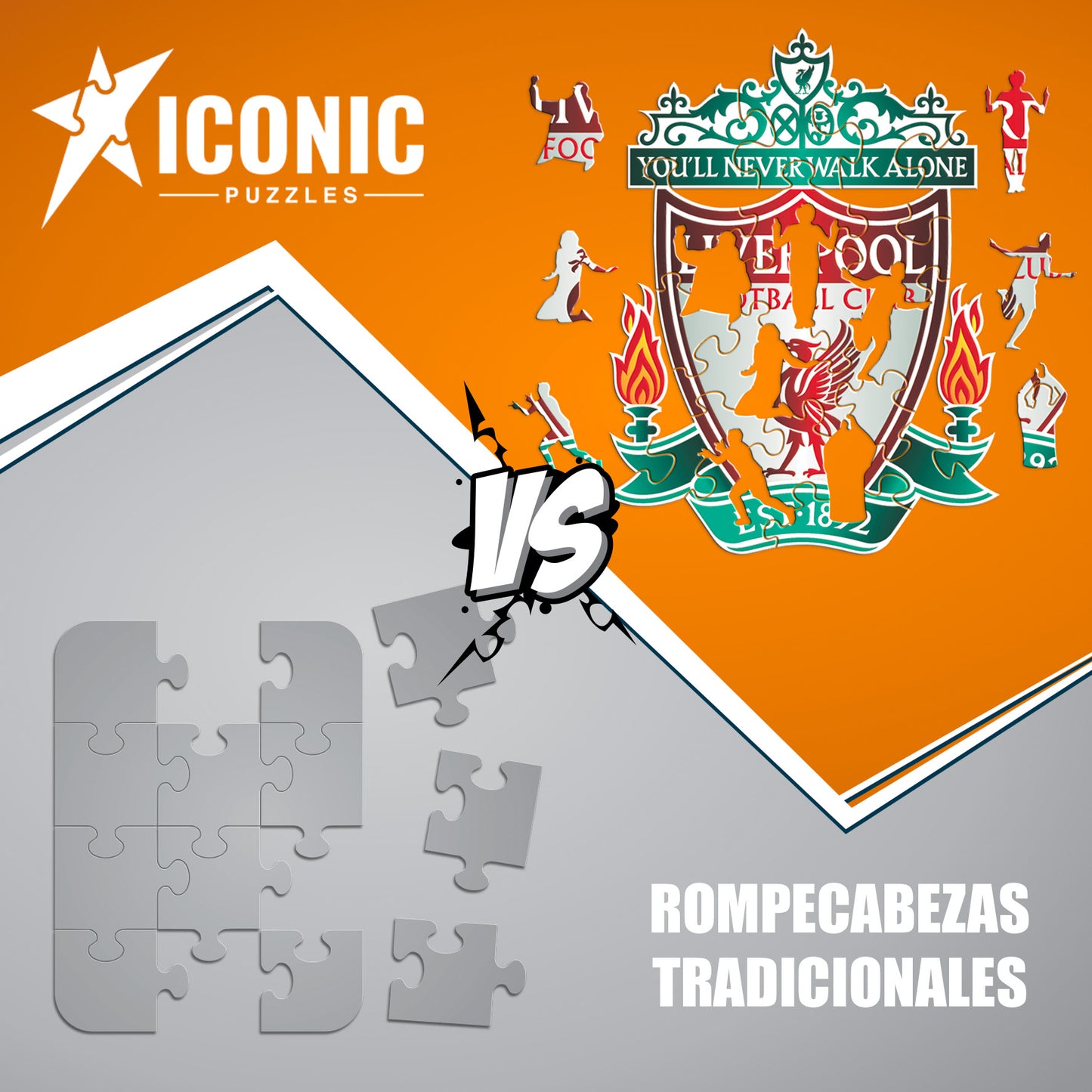 Liverpool FC® Logo - Rompecabezas de Madera