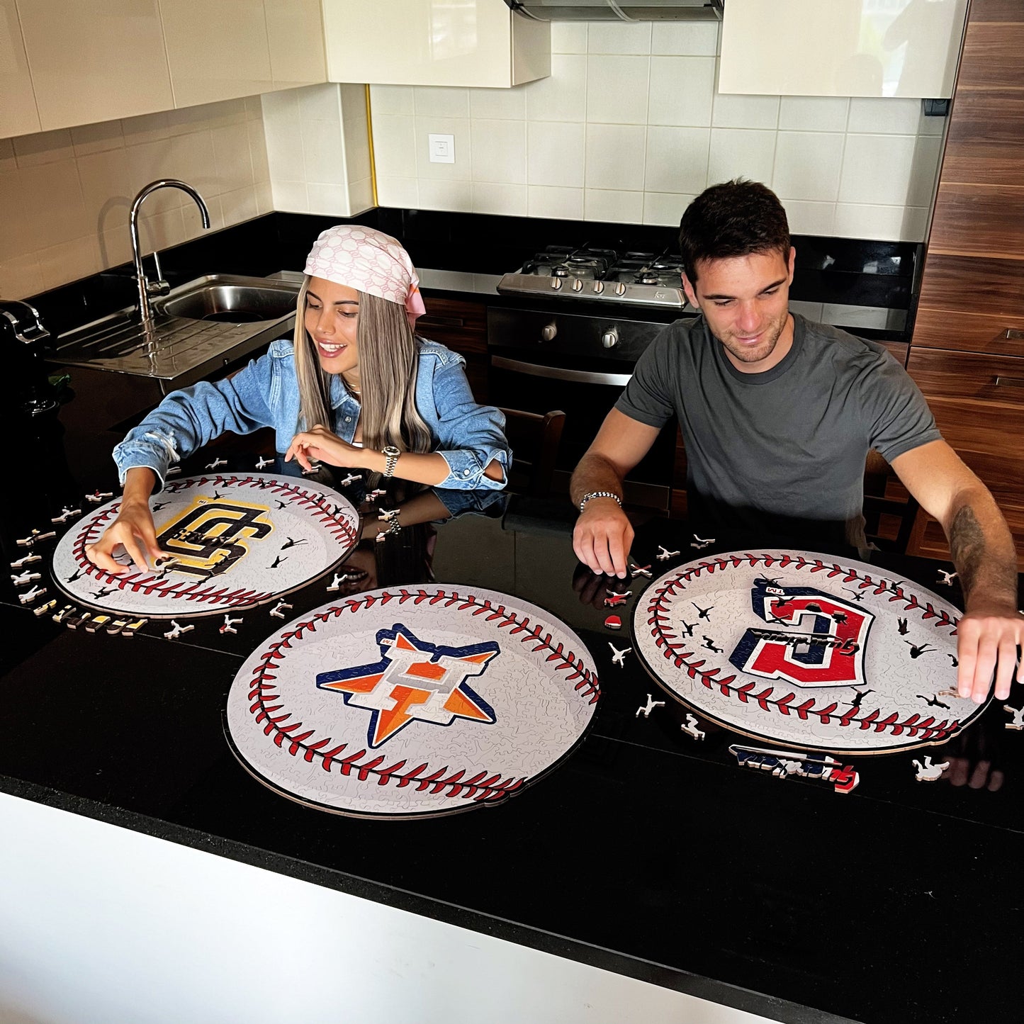 Seattle Mariners™ - Rompecabezas de Madera