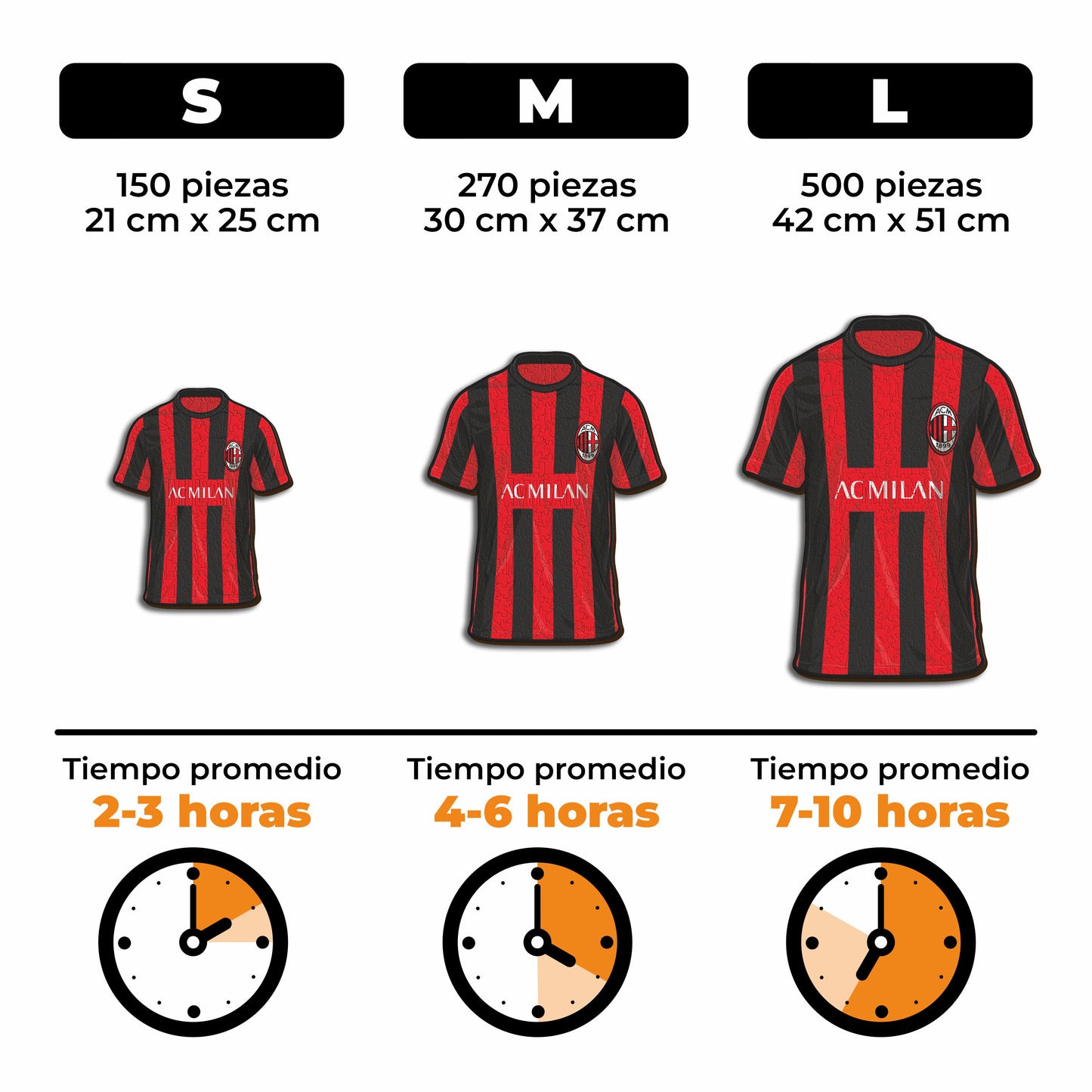 AC Milan® Camiseta - Rompecabezas de Madera