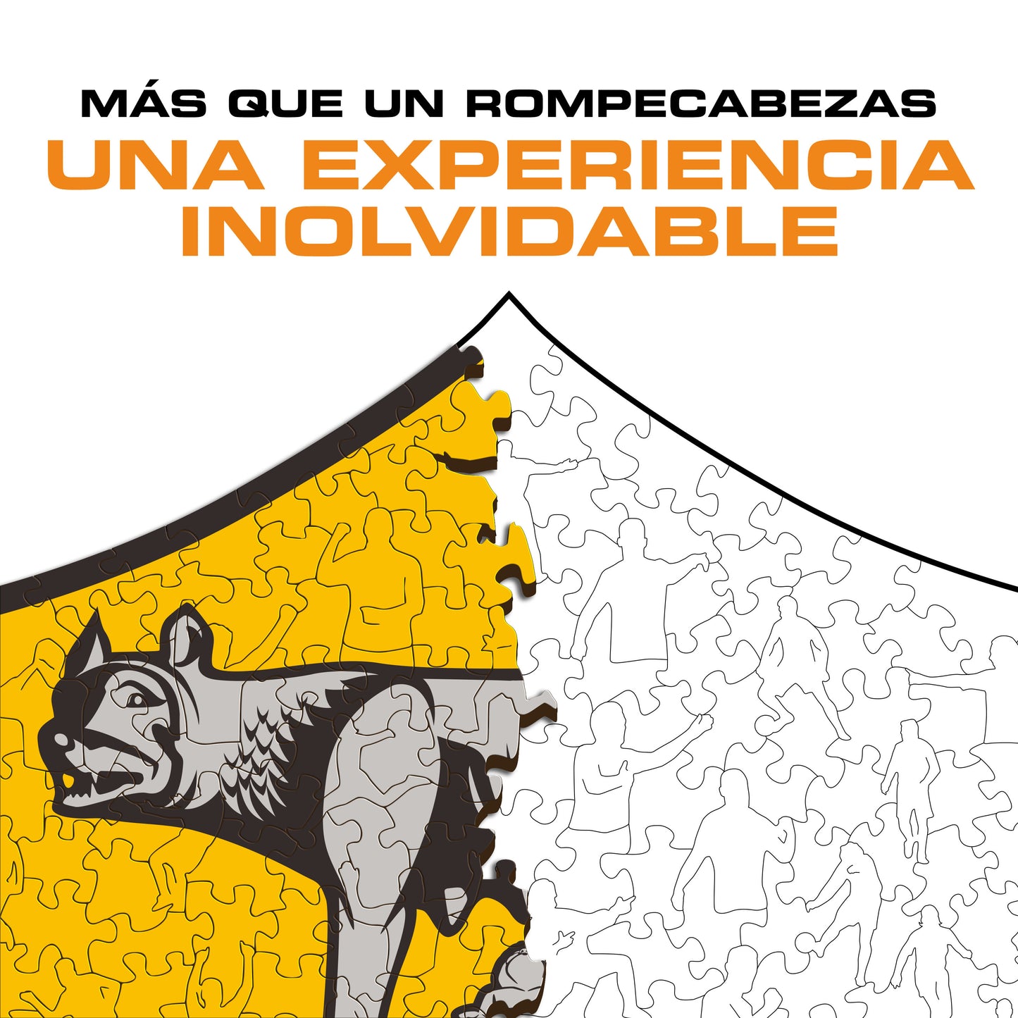 AS Roma® Logo - Rompecabezas de Madera