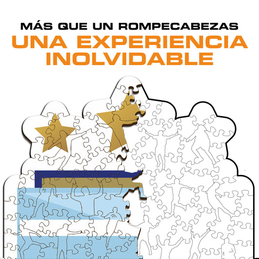 Selección Argentina® Logo - Rompecabezas de Madera