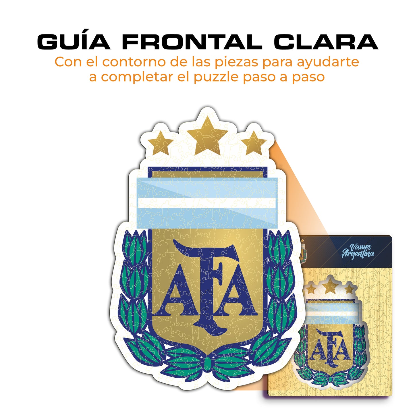 Selección Argentina® Logo - Rompecabezas de Madera