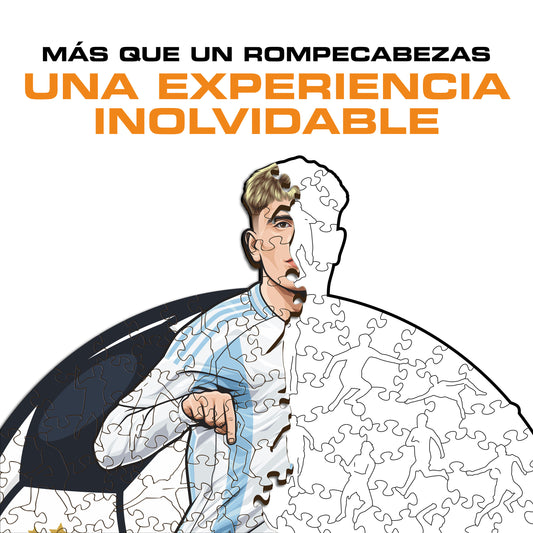 Alejandro Garnacho - Rompecabezas de Madera