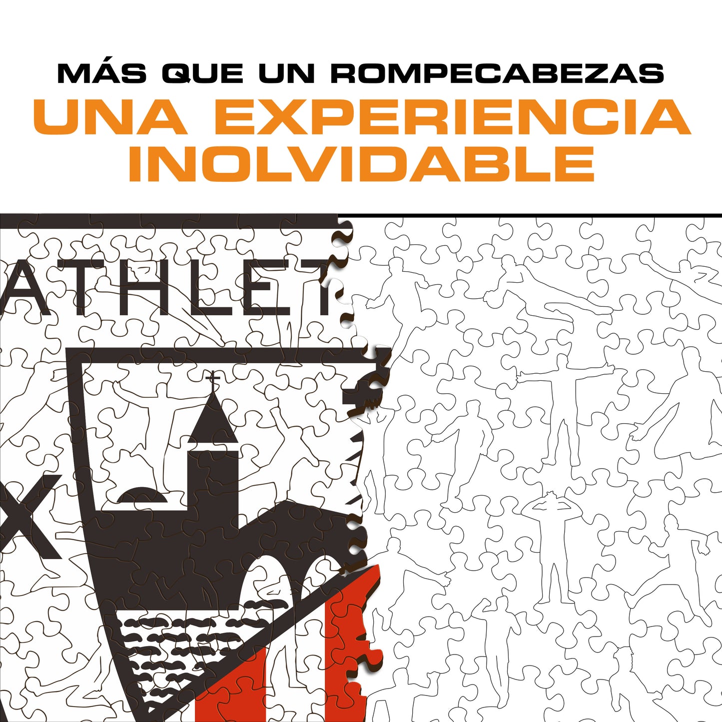 Athletic Club® Logo - Rompecabezas de Madera