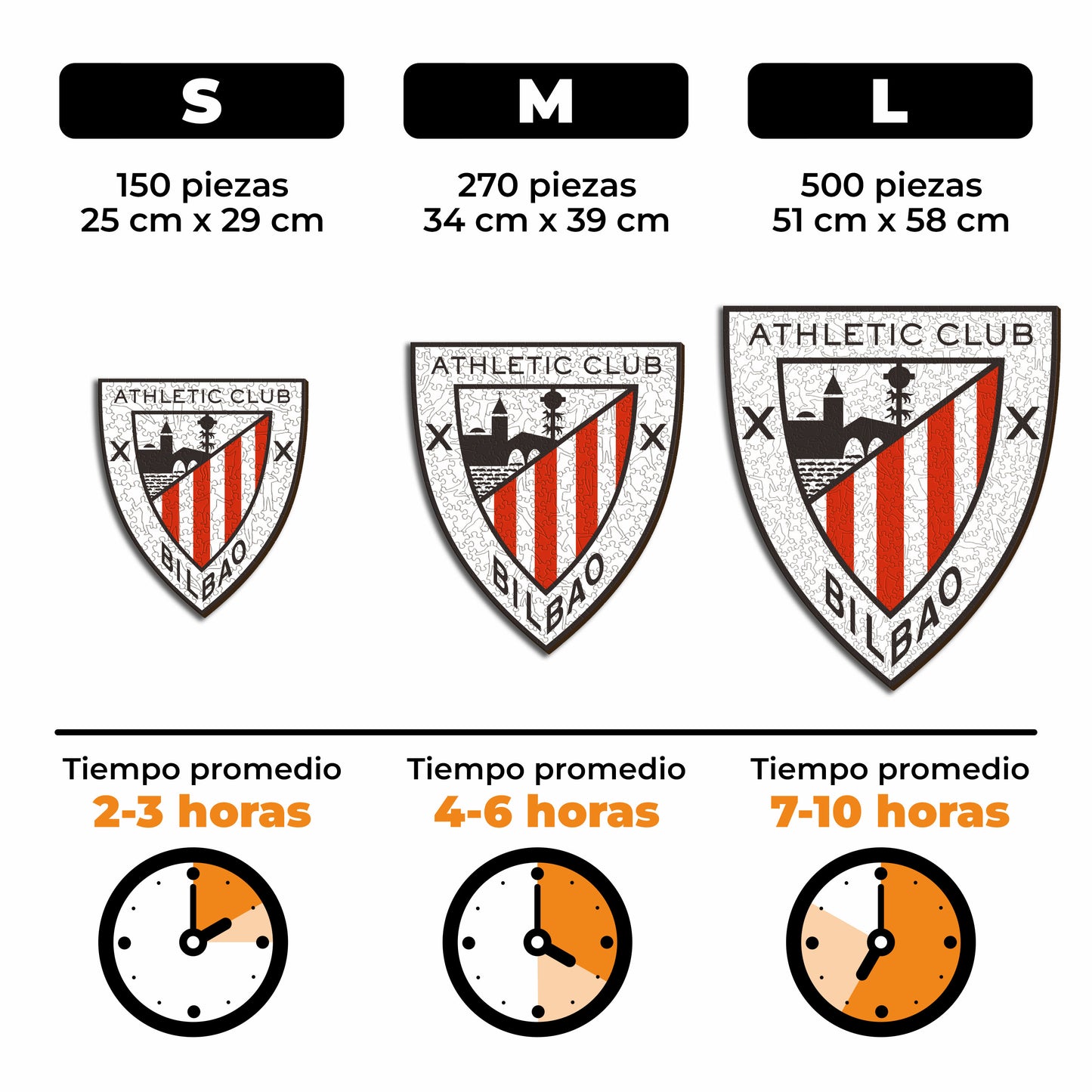 Athletic Club® Logo - Rompecabezas de Madera