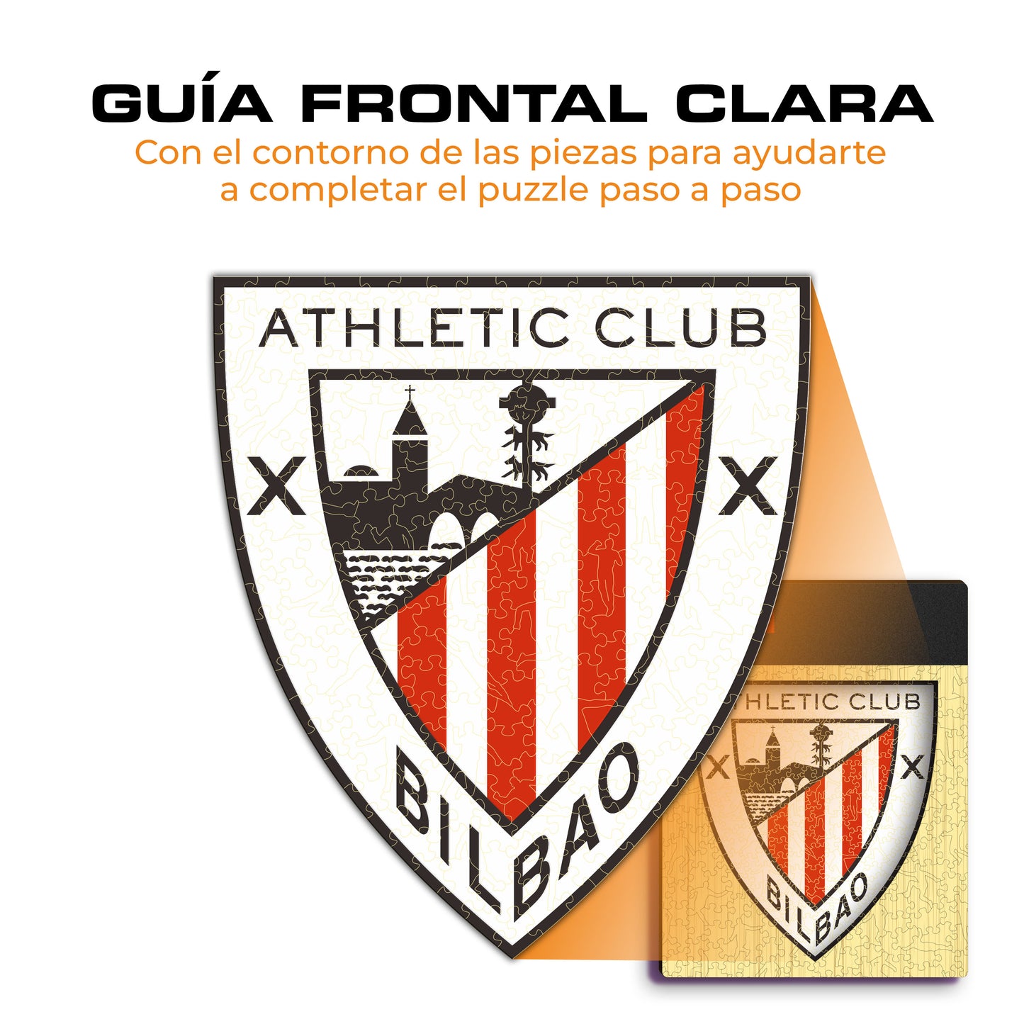 Athletic Club® Logo - Rompecabezas de Madera