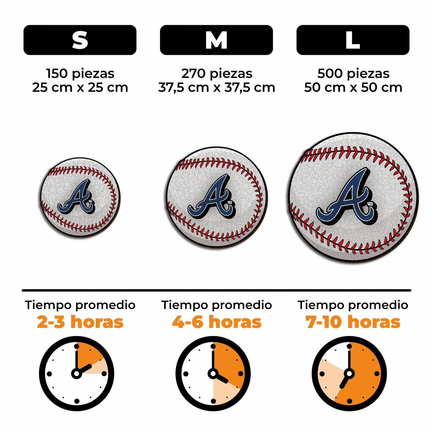 Atlanta Braves™ - Rompecabezas de Madera