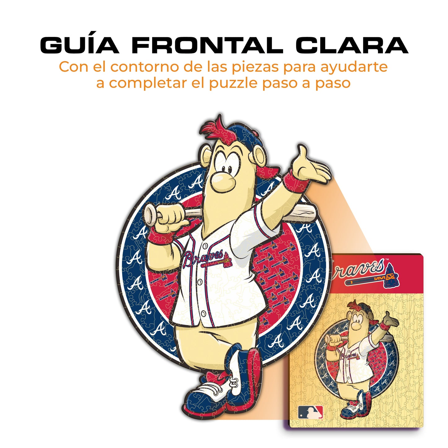Atlanta Braves™ Mascota - Rompecabezas de Madera