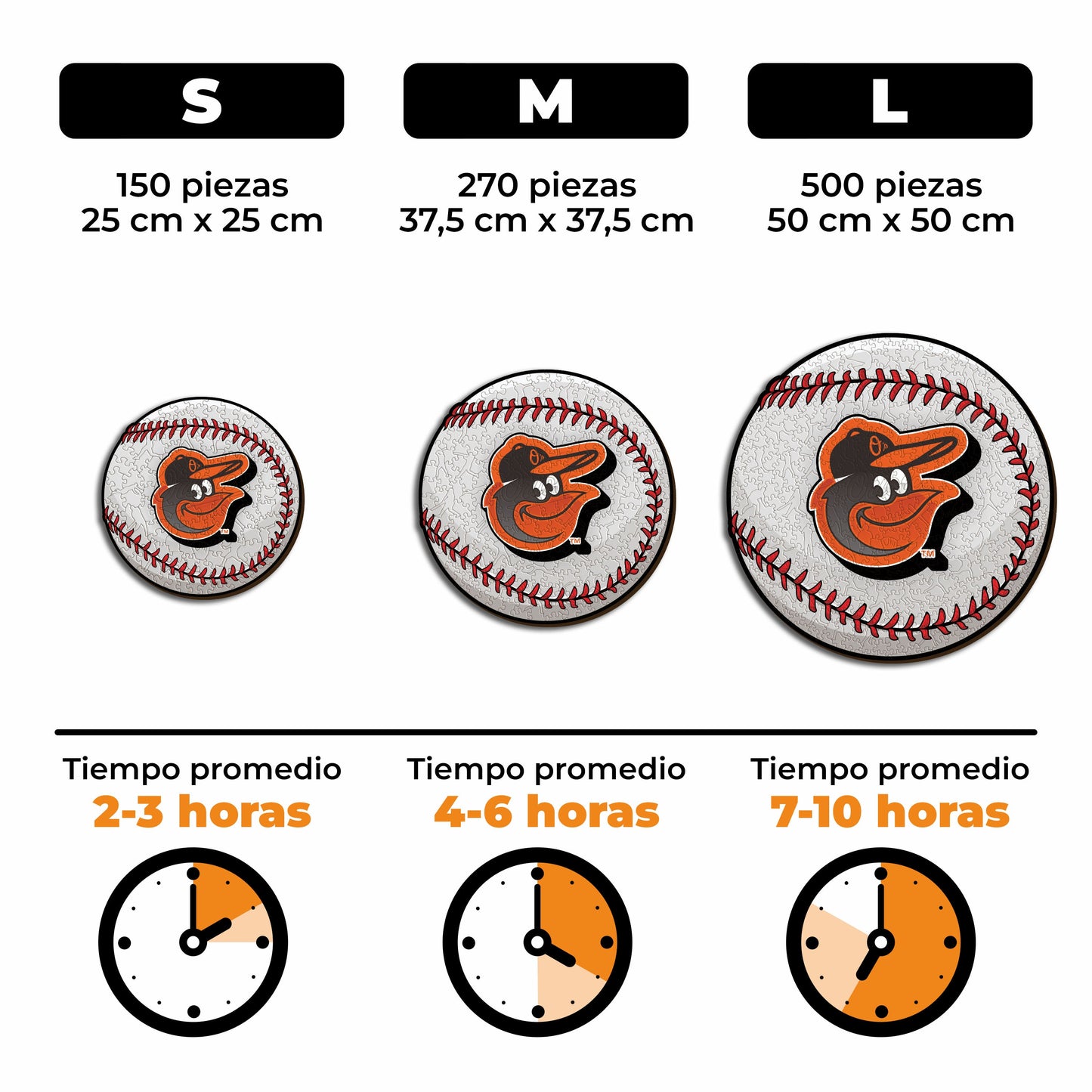 Baltimore Orioles™ - Rompecabezas de Madera