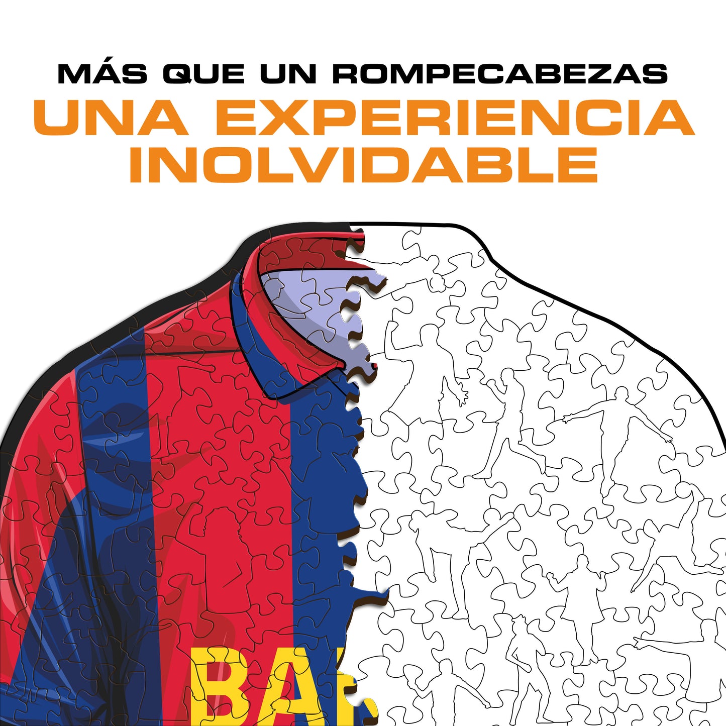 FC Barcelona® Camiseta - Rompecabezas de Madera