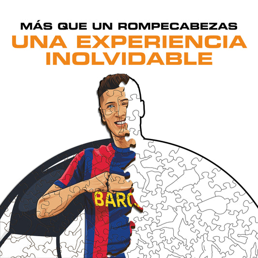 Robert Lewandowski - Rompecabezas de Madera