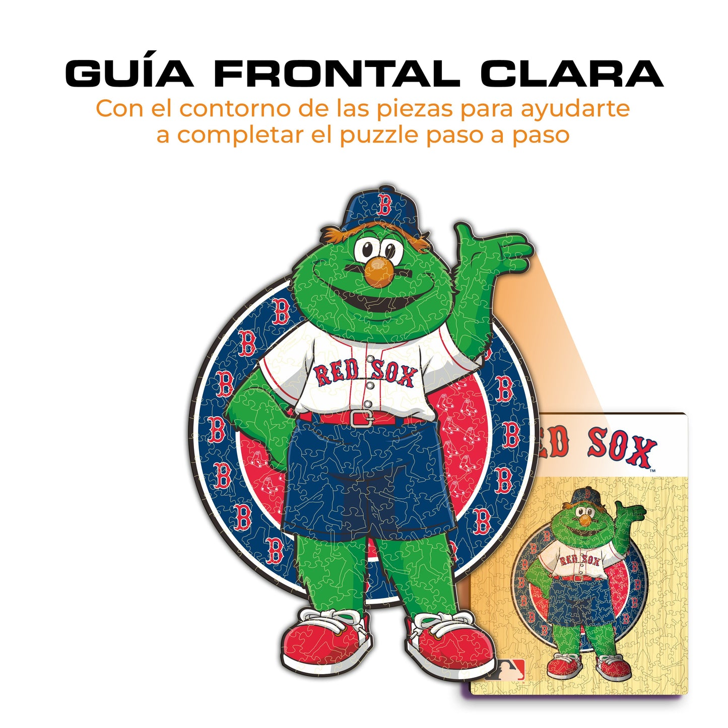 Boston Red Sox™ Mascota - Rompecabezas de Madera