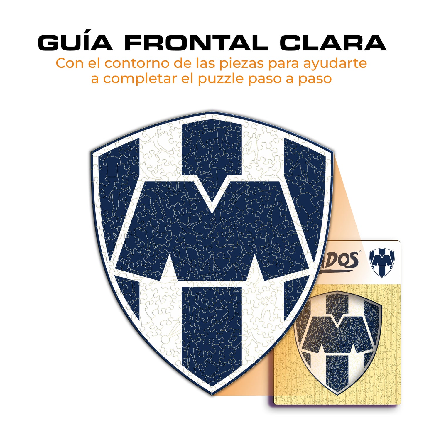 Club de Futbol Monterrey® Logo - Rompecabezas de Madera