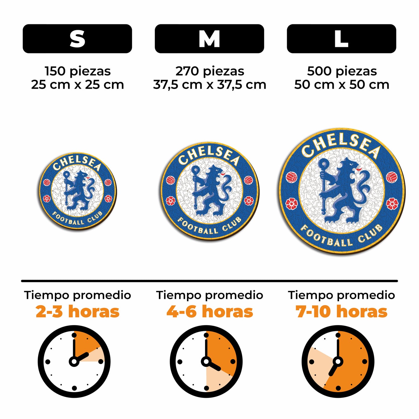 Chelsea FC® Logo - Rompecabezas de Madera