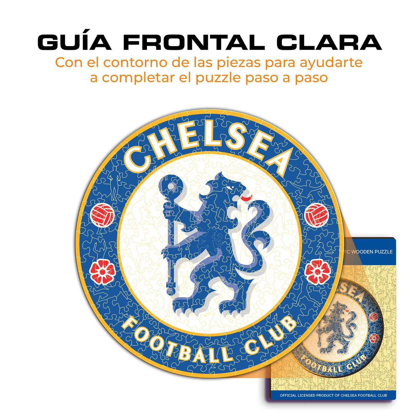 Chelsea FC® Logo - Rompecabezas de Madera