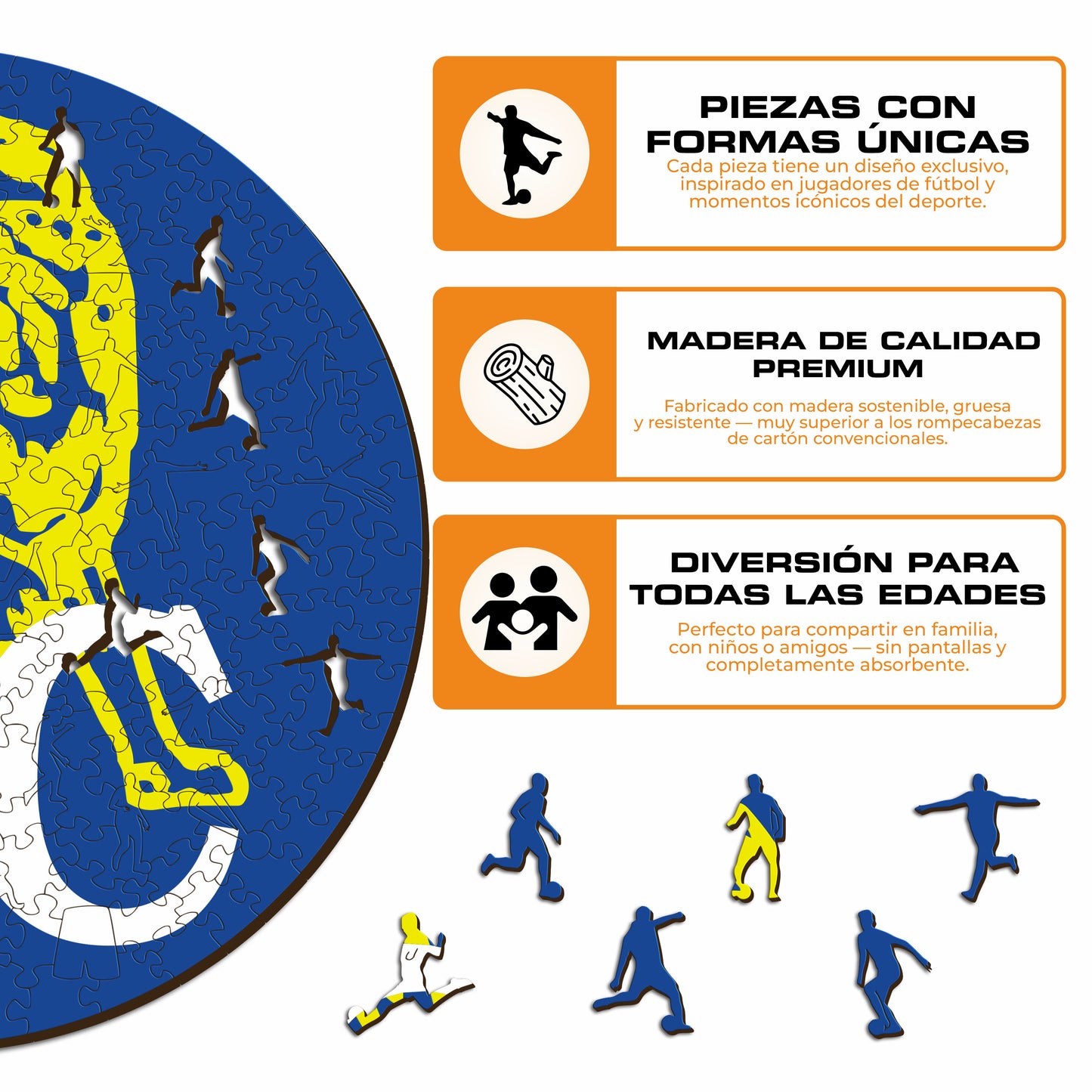 Chelsea FC® Retro Logo - Rompecabezas de Madera
