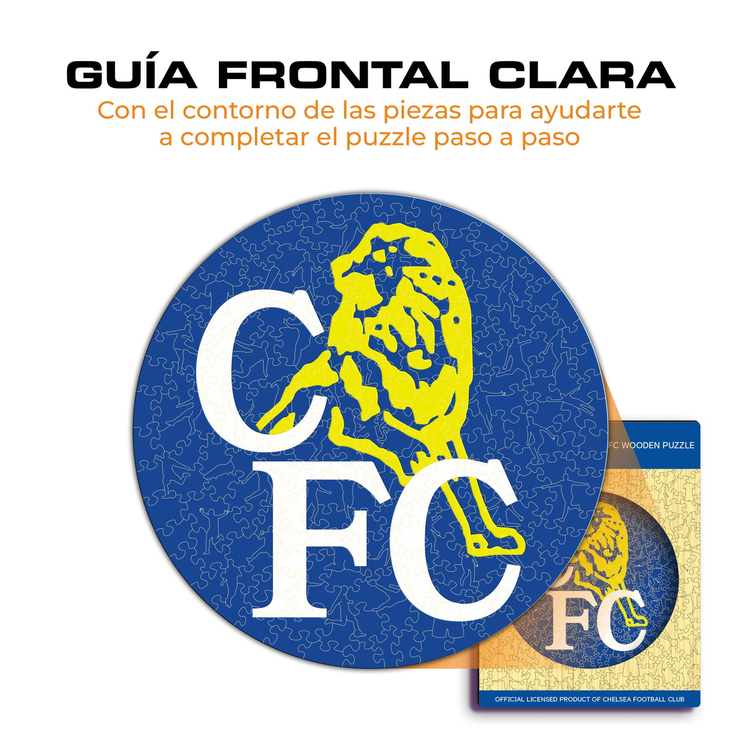 Chelsea FC® Retro Logo - Rompecabezas de Madera