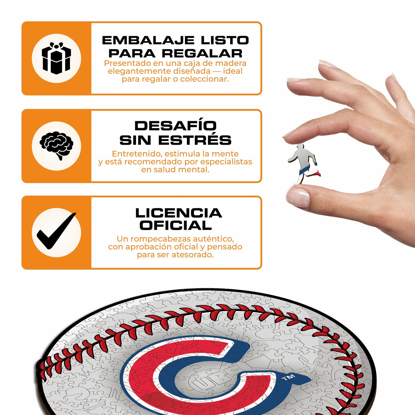 Chicago Cubs™ - Rompecabezas de Madera
