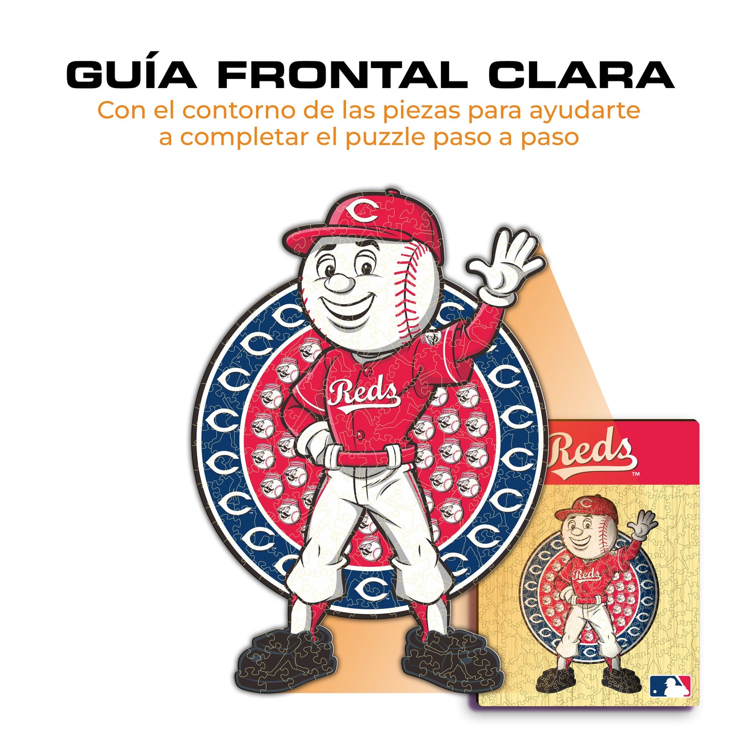 Cincinnati Reds™ Mascota - Rompecabezas de Madera