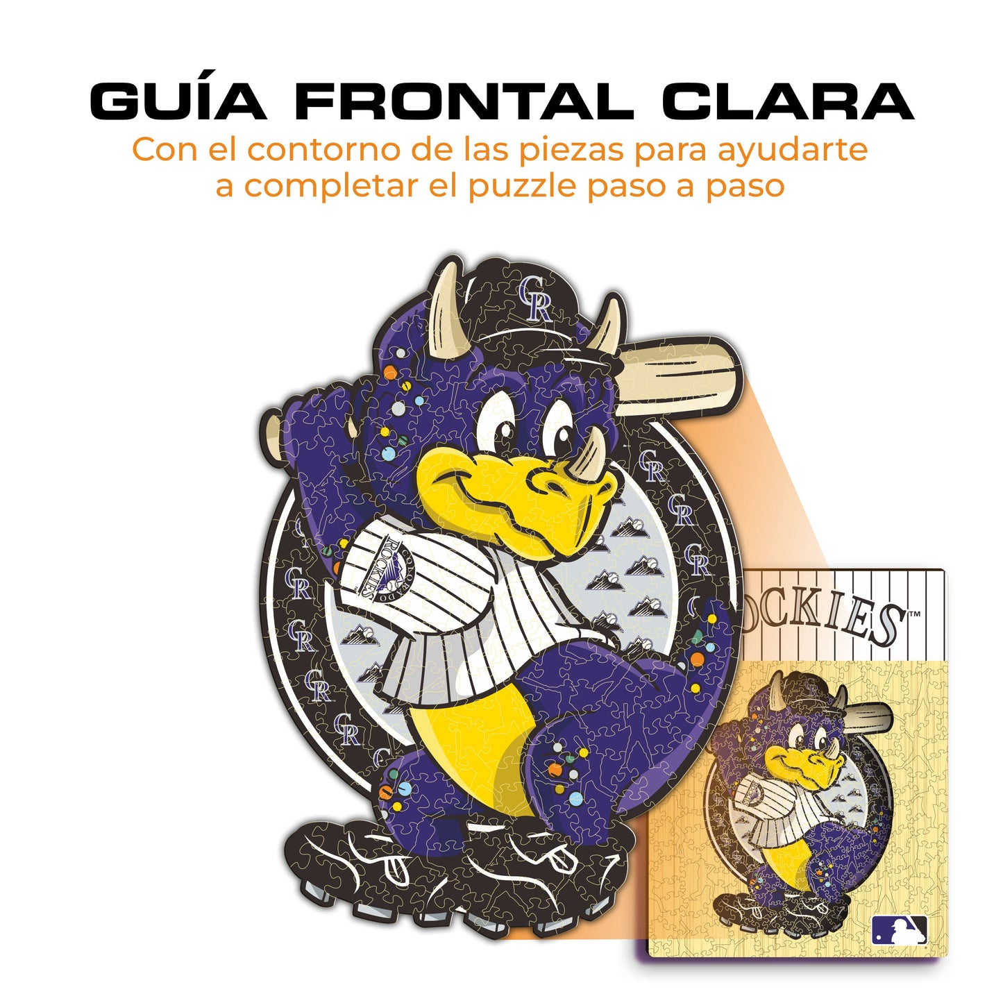 Colorado Rockies™ Mascota - Rompecabezas de Madera