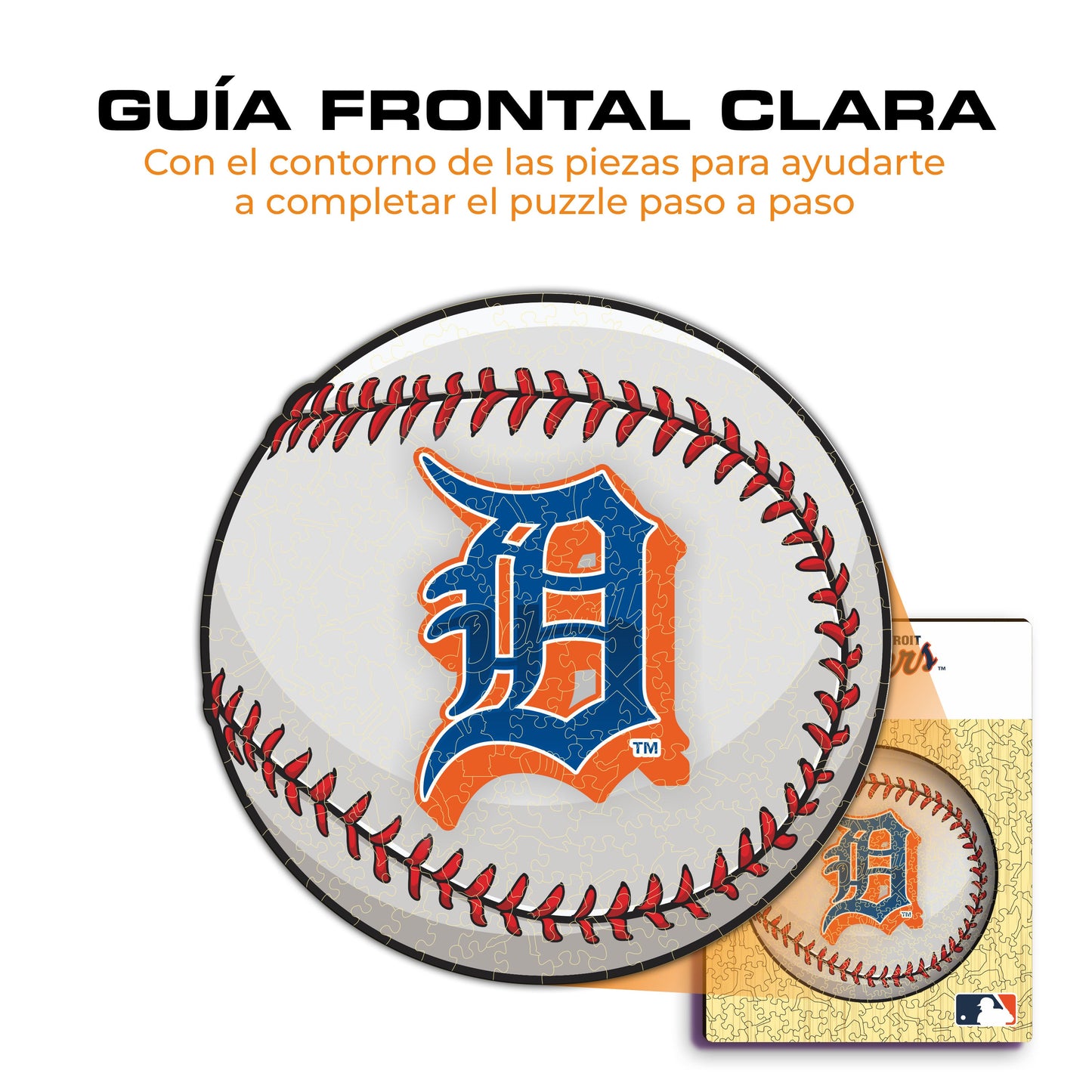 Detroit Tigers™ - Rompecabezas de Madera