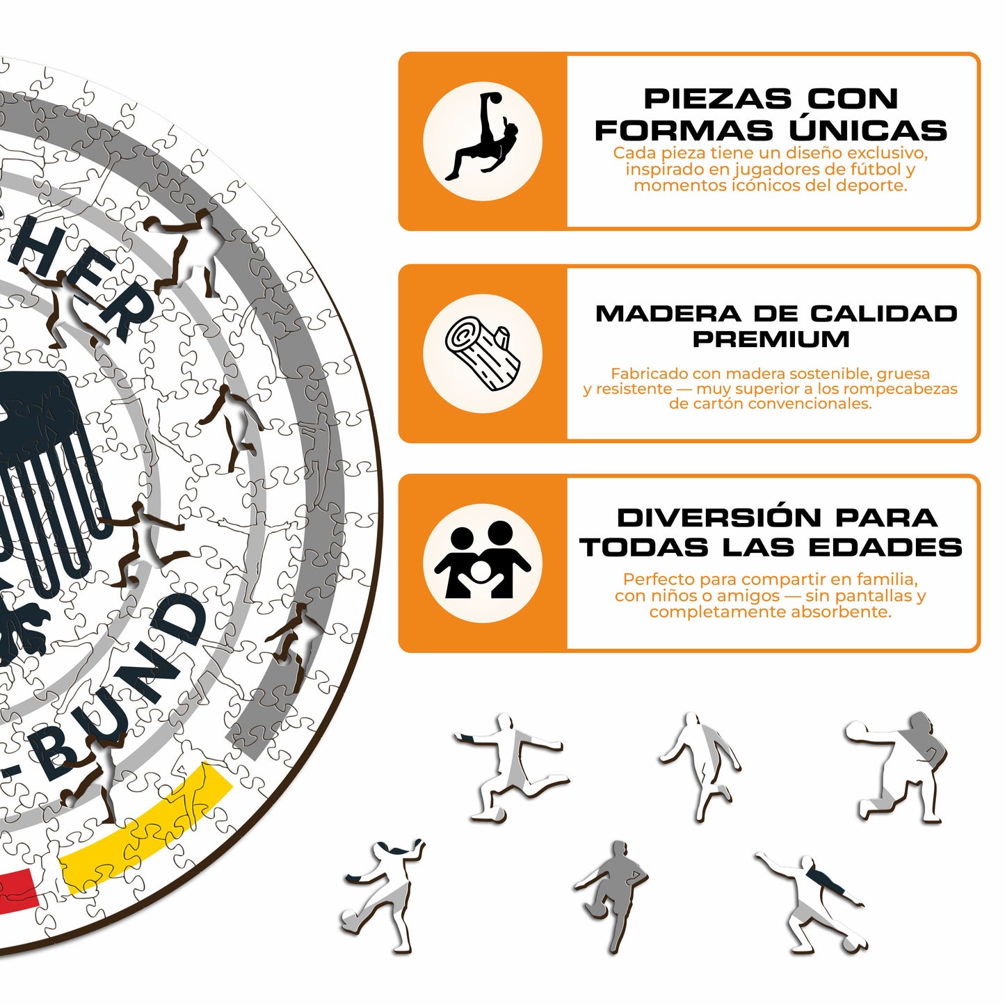 Logo Alemania® - Rompecabezas de Madera